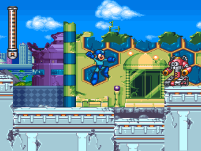 Mega Man 7 screenshot - Intro Stage